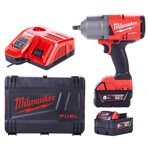 Milwaukee M18 FHIWF12-502X Akkus ütvecsavarozó (18V/2x5,0Ah) HD Koffer 4933459696