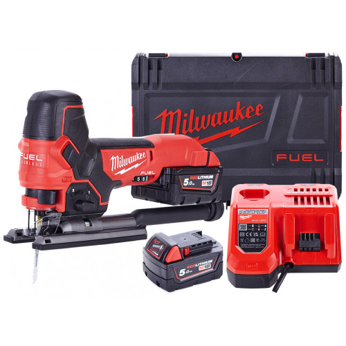 Milwaukee M18 FBJS-502X Akkus szúrófűrész 2x5.0 Ah HD Koffer 4933464800