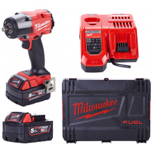 Milwaukee M18 FMTIW2F12-502X Akkus ütvecsavarozó (18V/2x5,0Ah) HD Koffer 4933478450