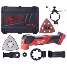 Milwaukee M18 FMT-0X Akkus multifunkciós gép (18V/akku nélkül) HD Koffer 4933478491