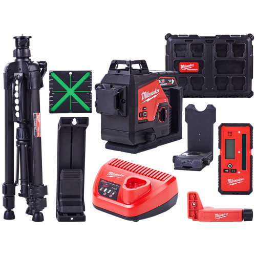 Milwaukee M12 3PLKIT-401P Akkus lézer 360° 4933478960