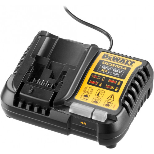 DeWALT DCB1104-QW Akkumulátor töltő XR (10,8-12V/14,4V/18V/4A) DeWALT DCB1104-QW Akkumulátor töltő XR (10,8-12V/14,4V/18V/4A)