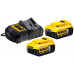 DeWALT DCB115P2-QW Akkumulátor és töltő szett XR DCB115 + (18V/2x5,0Ah)