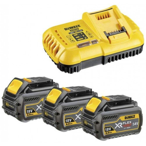 DeWALT DCB118T3-QW Akkumulátor és töltő szett XR FlexVolt DCB118 + 3x DCB546 (54V/6,0Ah)