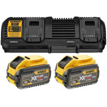 DeWALT DCB132X2-QW Akkumulátor és töltő szett XR FlexVolt DCB132 + 2x DCB547 (54V/9,0Ah)