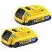 DEWALT DCB283B-XJ 2 x DCB183B 18V XR 2.0Ah Bluetooth akkumulátor