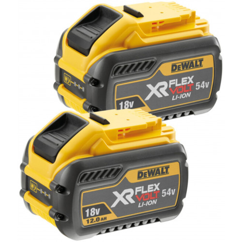 DeWALT DCB548Y2-XJ Akkumulátor szett FlexVolt XR (2x4,0Ah/12,0Ah/54V/18V)