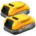 DeWALT DCBP034E2-XJ PowerStack akkumulátor XR 18V XR,  2 x 1,7 Ah