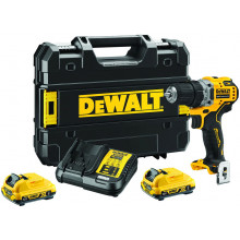 DeWALT DCD701D2-QW Akkus fúrógép (57,5Nm/12V/2x2,0Ah) Tstak