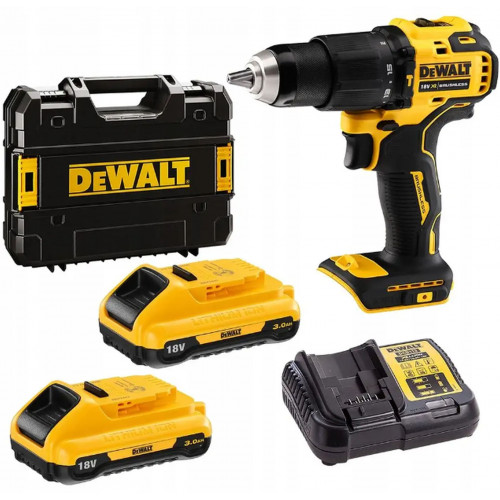 DeWALT DCD709L2T-QW Akkus ütvefúró-csavarozó (65Nm/18V/2x3,0Ah) Tstak