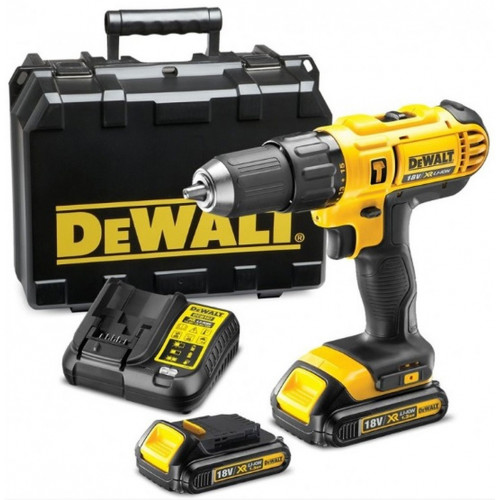 DeWALT DCD776C2-QW Akkus ütvefúró-csavarozó XR (42Nm/18V/2x1,3Ah) Tstak