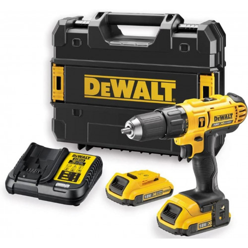 DeWALT DCD776D2T-QW Akkus ütvefúró-csavarozó (42Nm/18V/2x2,0Ah) Tstak DeWALT DCD776D2T-QW Akkus ütvefúró-csavarozó (42Nm/18V/2x2,0Ah) Tstak
