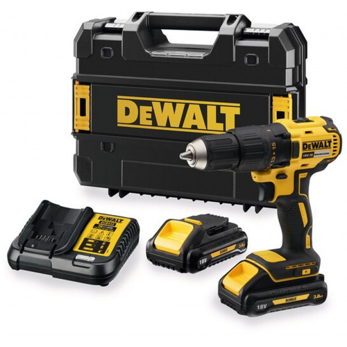 DeWALT DCD777L2T-QW Akkus fúró-csavarozó XR (65Nm/18V/2x3,0Ah) Tstak