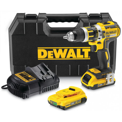 DeWALT DCD795D2-QW Akkus ütvefúró- csavarozó (60Nm/18V/2x2,0 Ah) Tstak