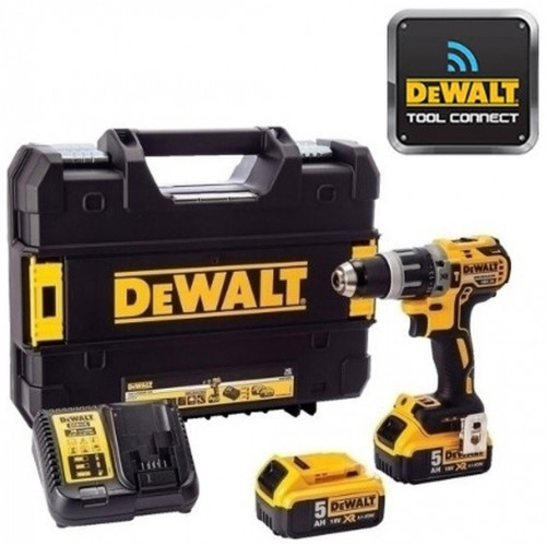 DeWALT 18V XR TOOL CONNECT PRÉMIUM ÜTVEFÚRÓ-CSAVAROZÓ KÉSZLETBEN DCD992P2B-QW