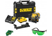 DeWALT DCE0822D1G-QW Akkus zöld keresztlézer függőónnal XR (10,8V/1x2,0Ah) Tstak