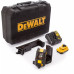 DeWALT DCE088D1R-QW Piros önbeálló keresztlézer XR (10,8V/2,0Ah) Tstak