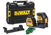 DeWALT DCE088NG18 Lézeres önszintező kereszt, zöld sugár 18V - csak test, TStak tok