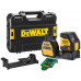 DeWALT DCE088NG18 Lézeres önszintező kereszt, zöld sugár 18V - csak test, TStak tok