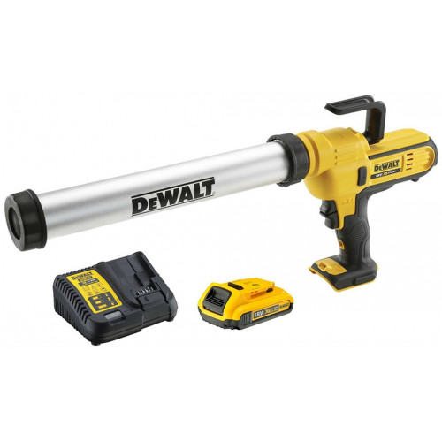 DeWALT DCE580D1-QW Akkus kinyomópisztoly 600ml 18V, XR Li-Ion 1x akku 2,0 Ah