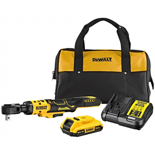 DeWALT DCF512D1-QW Akkus racsnis csavarkulcs 1/2" XR (1x2,0Ah/18V) táska