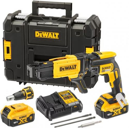 DeWALT DCF620P2K-QW Akkus gipszkarton csavarozó XR (30Nm/18V/2x5,0Ah) + DCF6202 DeWALT DCF620P2K-QW Akkus gipszkarton csavarozó XR (30Nm/18V/2x5,0Ah) + DCF6202