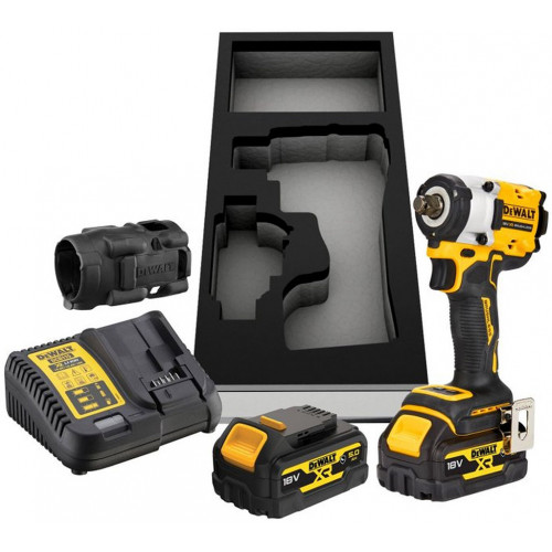 DeWALT DCF921P2G-QW Akkus ütvecsavarozó 1/2" XR (406 Nm/18V/2x5,0Ah) Pur