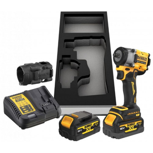 DeWALT DCF923P2G-QW Akkus ütvecsavarbehajtó 3/8“ (406Nm/18V/2x5,0Ah)