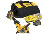 DeWALT DCG4610T2-QW Akkus falhoronymaró XR FlexVolt (125mm/54V/2x6,0Ah) táska