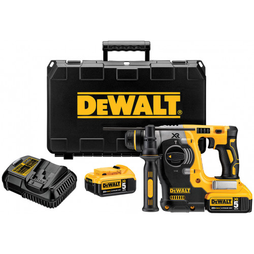 DeWALT DCH273P2-QW Akkus fúrókalapács SDS-Plus (2,1J/18V/2x5,0Ah) Koffer