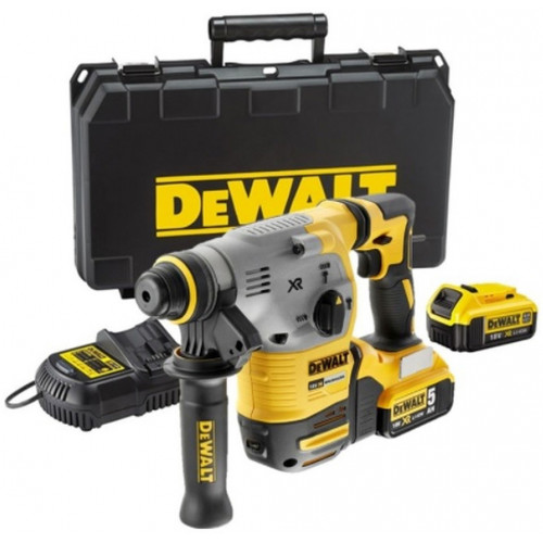 DeWALT DCH283P2-QW Akkus fúrókalapács SDS-Plus 2,8 J 18V (2x5,0Ah) Koffer
