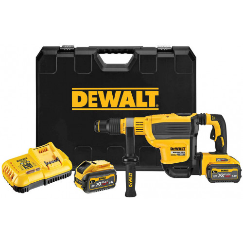 DeWALT DCH417X2-QW Akkus kombikalapács SDS-Max XR FlexVolt (10,5J/54V/2x9,0Ah) Tstak