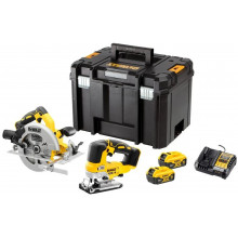 DeWALT DCK2012P2T Combo szett (DCS570+DCS334+18V+2x5,0Ah) Tstak