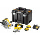 DeWALT DCK2012P2T Combo szett (DCS570+DCS334+18V+2x5,0Ah) Tstak
