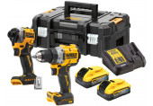 DeWALT DCK2051H2T-QW Akkus kombó szett (DCD800+DCF850+18V/2x5,0Ah PowerStack) Tstak
