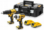 DeWALT DCK2060D2T-QW 18V XR kombó szett (DCD778,DCF787,2 x DCB183,DCB113,TSTAK II)