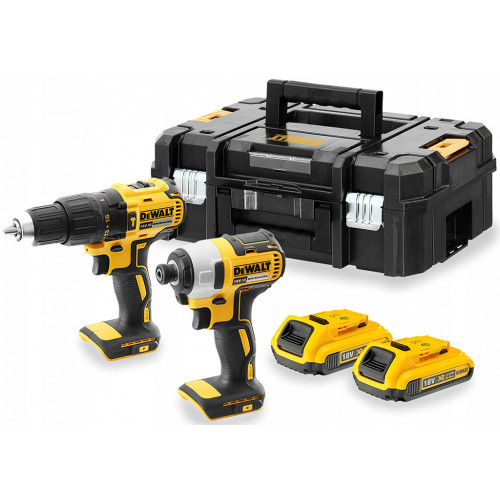 DeWALT DCK2060D2T-QW 18V XR kombó szett (DCD778,DCF787,2 x DCB183,DCB113,TSTAK II)