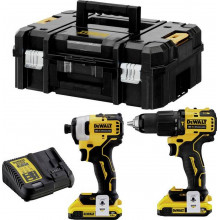 DeWALT DCK2062D2T akkus fúrócsavarozó DCD709 és ütvecsavarozó DCF809 (18V/2x2,0Ah) TSTAK