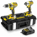 DeWALT 18V XR Li-Ion kefe nélküli Combopack DS150 tárolóban DCK250P2