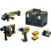 DeWALT DCK355P2T-QW Akkus gépszett (DCD800+DCG405+DCH172)+(18V/2x5,0Ah)Tstak