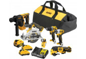 DeWALT DCK611P1D2 Combo szett (DCD701+DCF801+DCS512+DCH072+DCS353+DCL510+1x5,0Ah+2x2,0Ah)