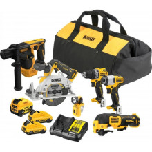 DeWALT DCK611P1D2 Combo szett (DCD701+DCF801+DCS512+DCH072+DCS353+DCL510+1x5,0Ah+2x2,0Ah)