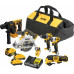 DeWALT DCK611P1D2 Combo szett (DCD701+DCF801+DCS512+DCH072+DCS353+DCL510+1x5,0Ah+2x2,0Ah)