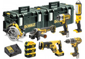 DeWALT DCK623P3 Kombó szett 18V(DCG405,DCS367,DCS570,DCF887,DCD796,DCL050,2 xDS300,DCB115)