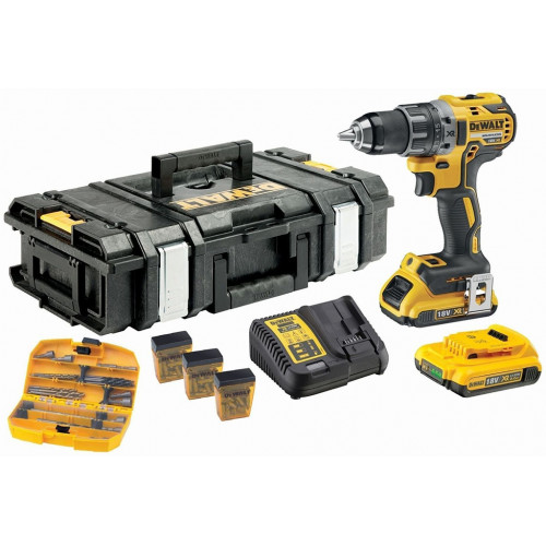 DeWALT DCK791D2KX-QW akkus fúrógép készlet kofferben (18 V/2x2,0Ah)