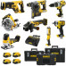 DeWALT DCK820P4 akkumulátor kombinált szerszámkészlet 18V-7típusú szerszám,4x akkumulátor