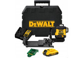 DeWALT DCLE34031D1-QW Compact 3x360° Zöld lézer (18V/1x2,0Ah) Koffret