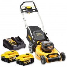 KIÁRUSÍTÁS DeWALT DCMW564P2-QW Akkus fűnyíró XR (48cm/2x18V/2x5,0Ah) HASZNÁLT