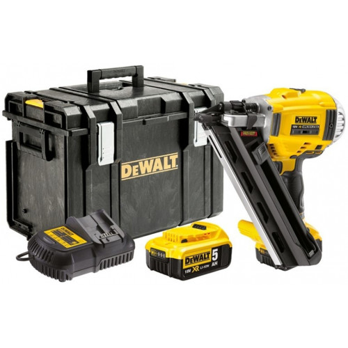 DeWALT DCN692P2K-QW Akkus szögező 90 mm XR (18 V/2x5,0 Ah) Tough