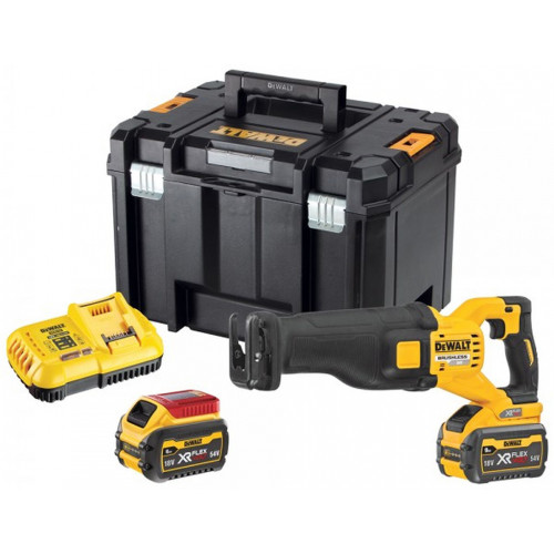 DeWALT DCS389X2-QW Akkus orrfűrész XR FlexVolt (54V/2x9,0 Ah) Tstak box